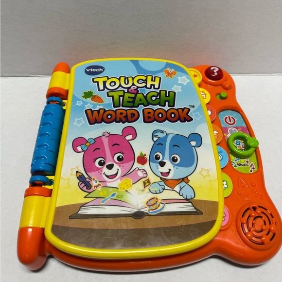 VTech Touch and Teach Word Book Interactive Educational Baby Toddler Toy Tested - Picture 1 of 3